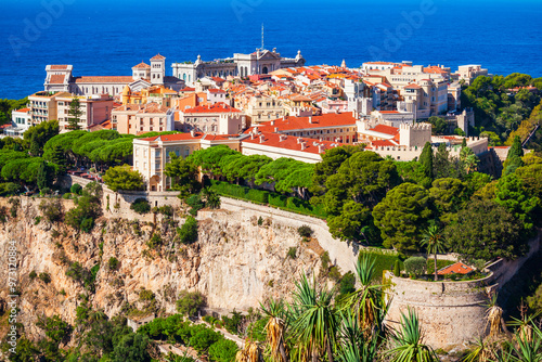 Monte Carlo, Monaco aerial view photo