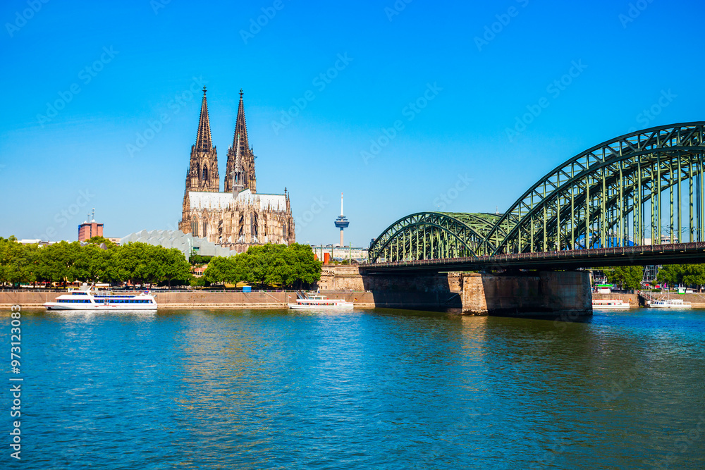 Naklejka premium The Cologne Cathedral in Germany