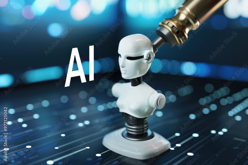 A detailed view of an AI-powered security dashboard. technology AI. Beautiful simple AI generated image A detailed view of an AI-powered security dashboard. technology AI. Beautiful simple AI generated image