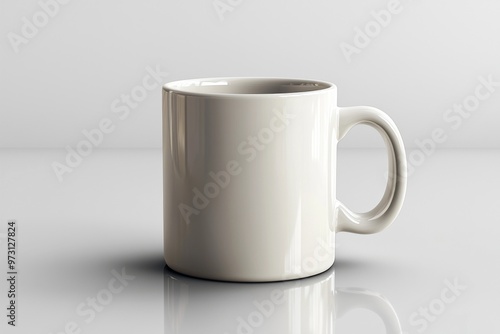 Coffee Mug Mockup on Isolated Background created with Generative AI