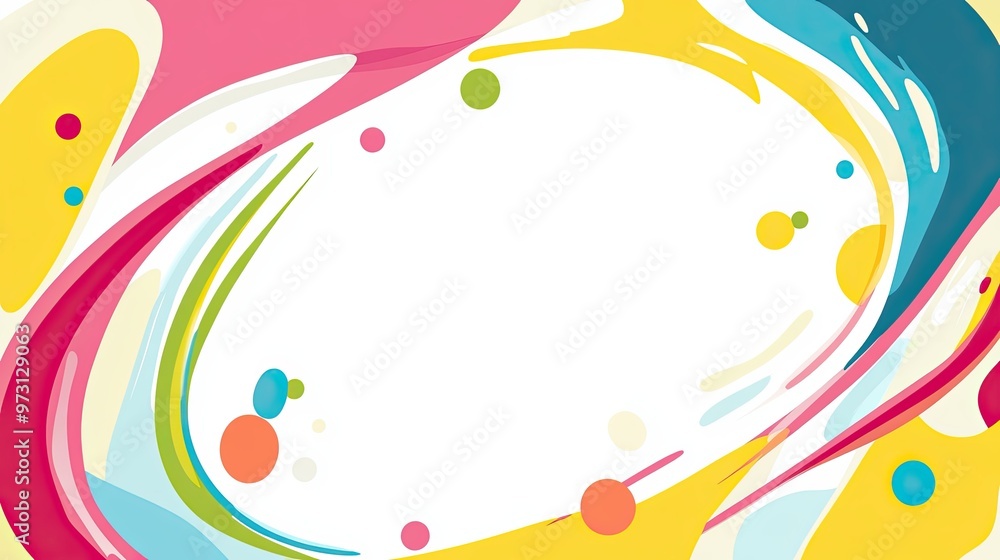 Vibrant Abstract Background with Colorful Swirls Vibrant Abstract Background with Colorful Swirls