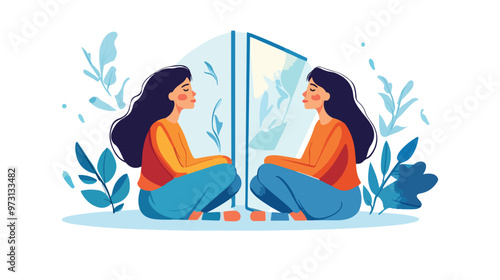 Dialog with Herself Metaphor of Mental Illness 