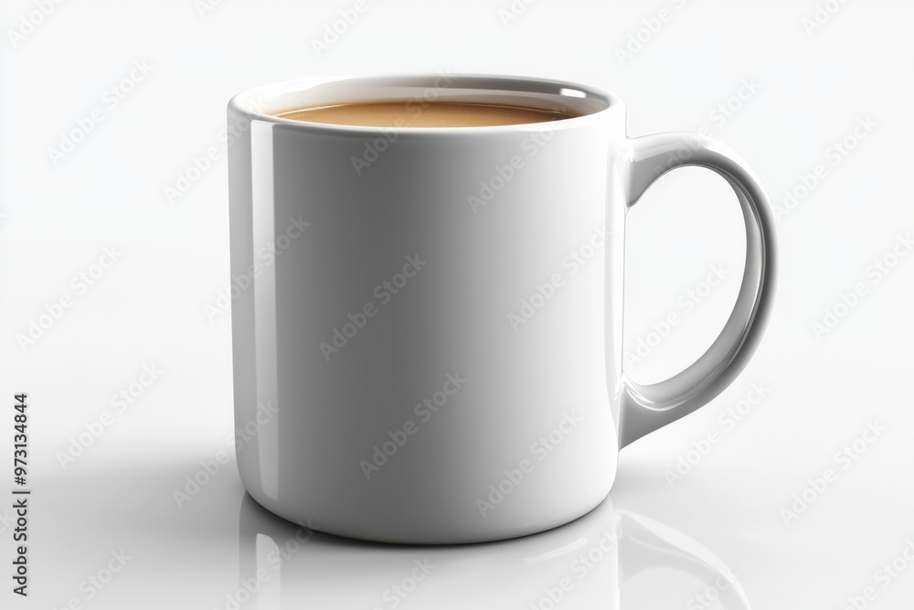Coffee Mug Mockup on Isolated Background created with Generative AI Coffee Mug Mockup on Isolated Background created with Generative AI