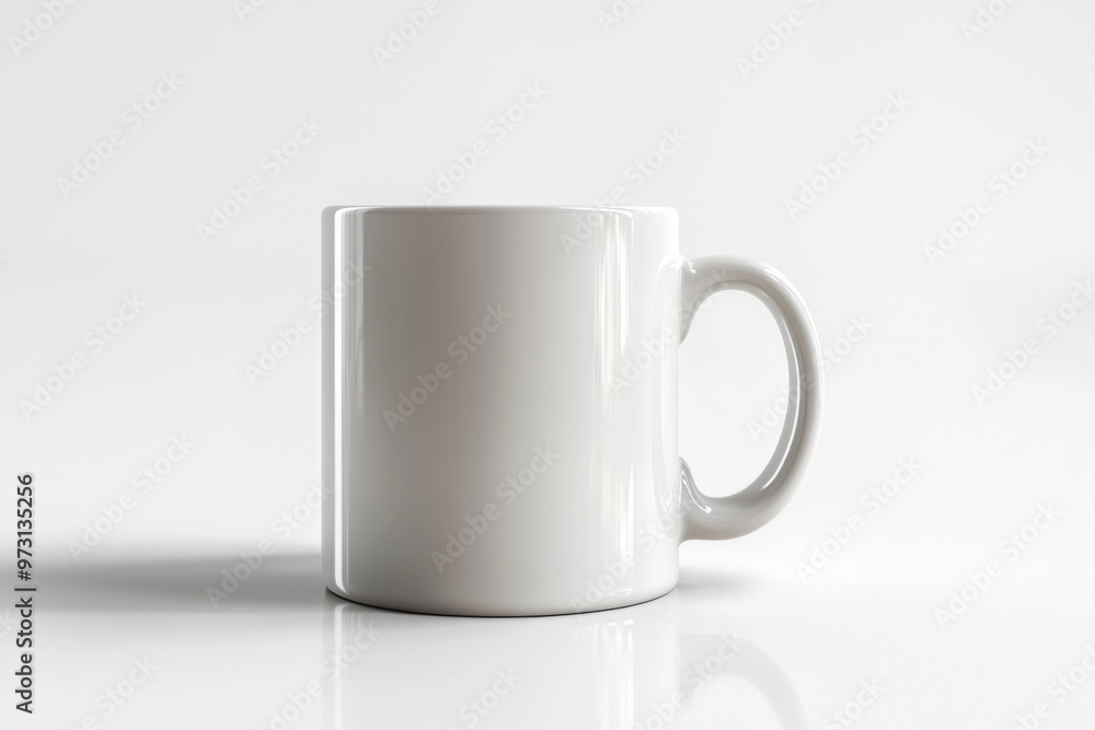 Coffee Mug Mockup on Isolated Background created with Generative AI Coffee Mug Mockup on Isolated Background created with Generative AI