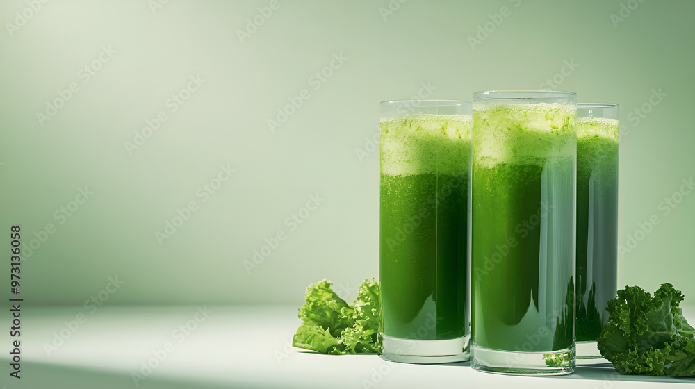 Nutritious Green Juice Suitable for Advertising. Nutritious Green Juice Suitable for Advertising.