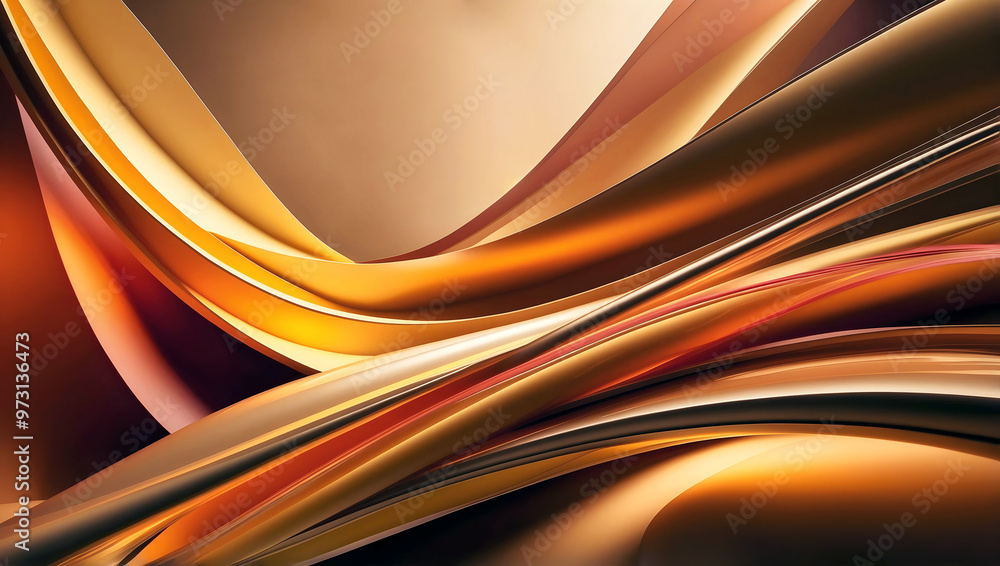 Modern abstract aesthetic background design, autumn colours, art wallpaper, template