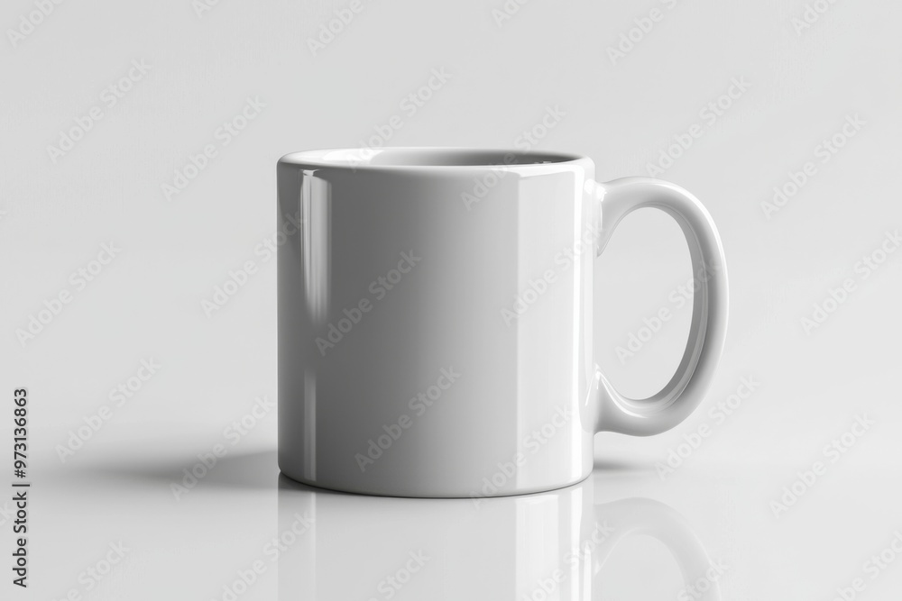 Coffee Mug Mockup on Isolated Background created with Generative AI Coffee Mug Mockup on Isolated Background created with Generative AI