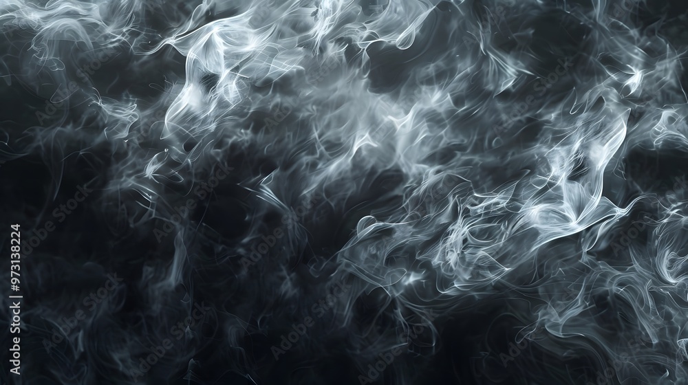 Obraz premium Abstract Smoke: An abstract smoke background with swirling patterns and ethereal effects, perfect for mysterious or luxurious products. 