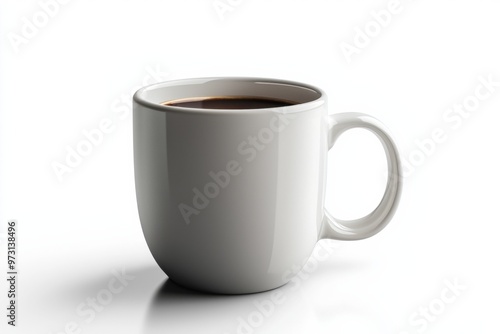 Wallpaper Mural Coffee Mug Mockup on Isolated Background created with Generative AI Torontodigital.ca