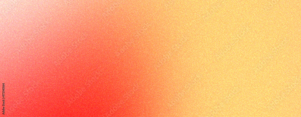 A digital illustration of a gradient background blending from red to yellow with a textured effect.