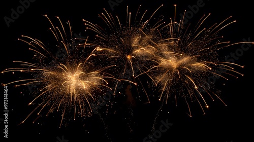 Wallpaper Mural Starburst Fireworks: A stunning starburst fireworks display, representing celebration and festivity. 
 Torontodigital.ca