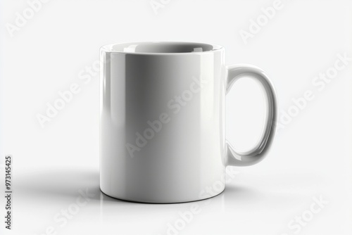 Coffee Mug Mockup on Isolated Background created with Generative AI