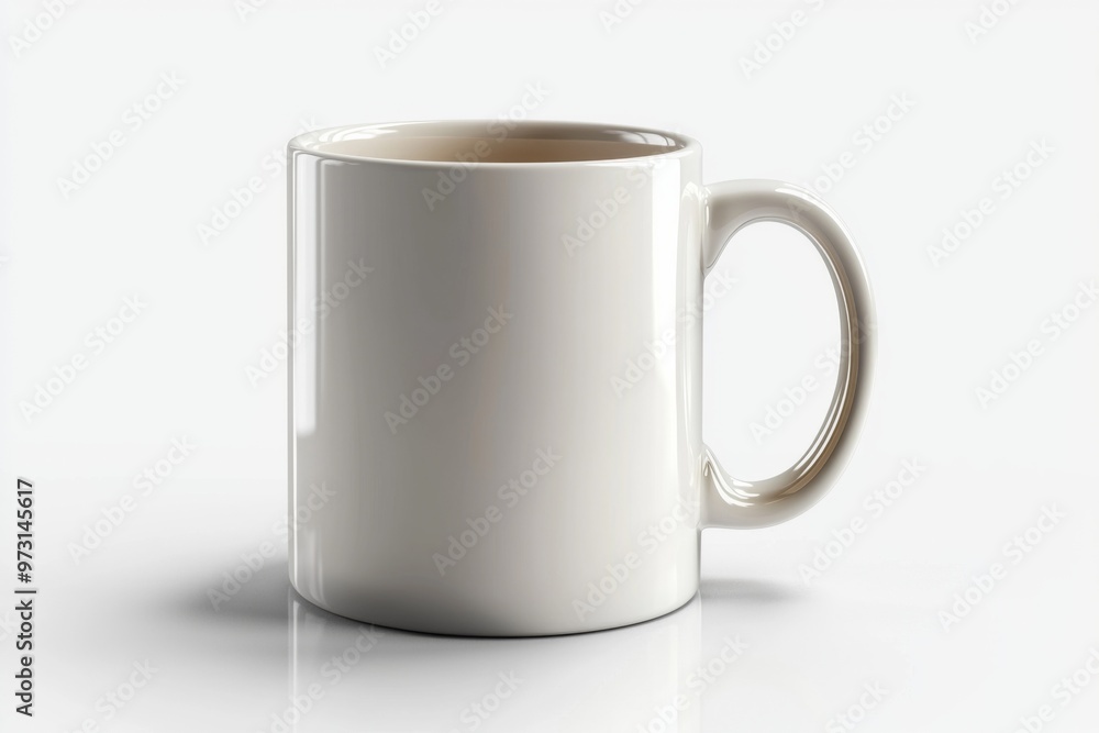 Coffee Mug Mockup on Isolated Background created with Generative AI Coffee Mug Mockup on Isolated Background created with Generative AI