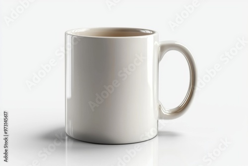 Coffee Mug Mockup on Isolated Background created with Generative AI