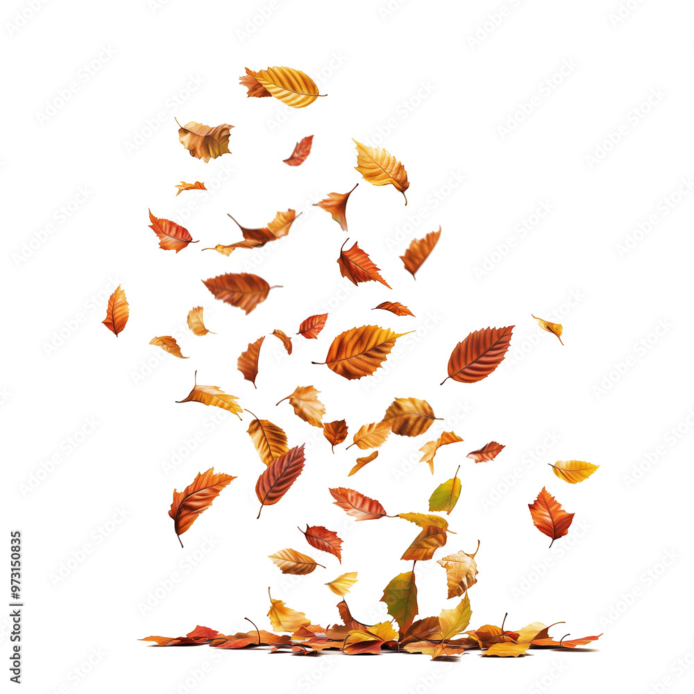 Autumn leaves falling. Autumn leaves falling.