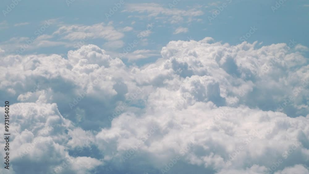 Aerial shot above the clouds in 4K Aerial shot above the clouds in 4K