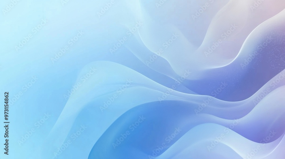 Soft Blue Abstract Waves Background Soft Blue Abstract Waves Background