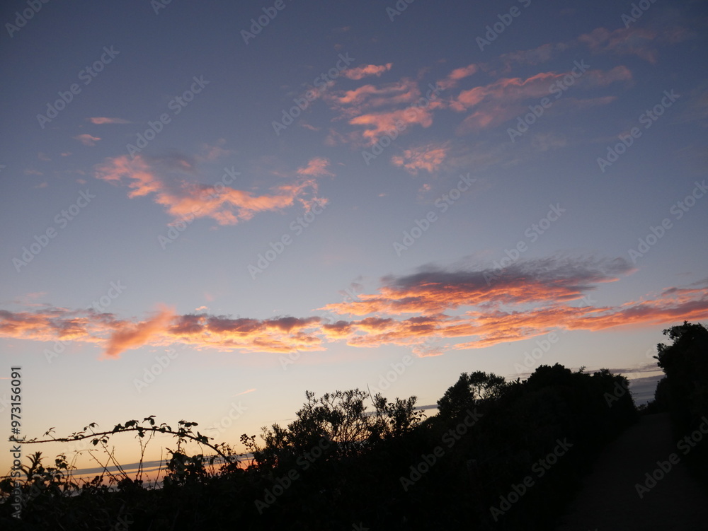 Fototapeta premium sunset in the mountains