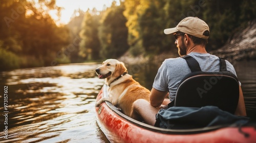 Kayaking Adventure with a Loyal Dog