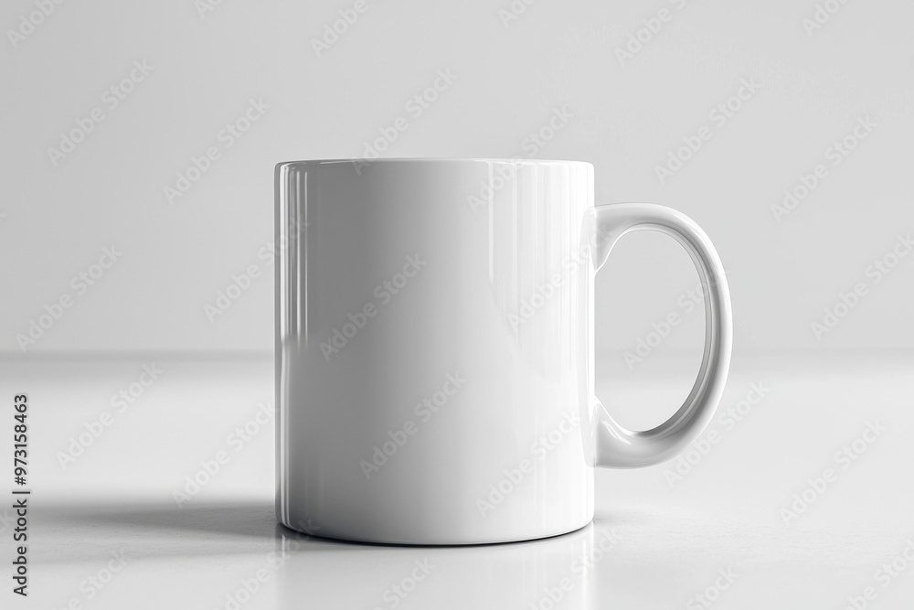 Coffee Mug Mockup on Isolated Background created with Generative AI Coffee Mug Mockup on Isolated Background created with Generative AI