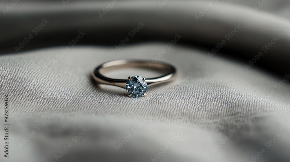 diamond engagement ring on fabric diamond engagement ring on fabric