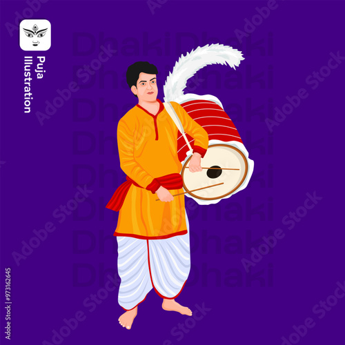 Durga Puja Dhaki, Durga Puja Dhak, Durga Puja offer, Discount, Sales Tags, Print, Banner, Web Banner , Festival offer , Social Media Post