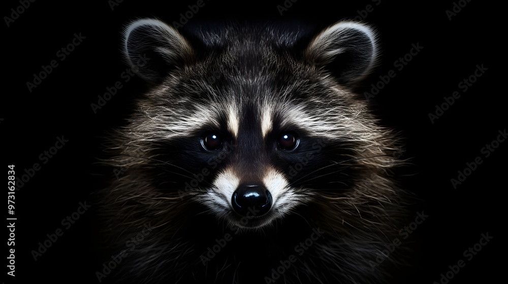 Obraz premium close up of a racoon
