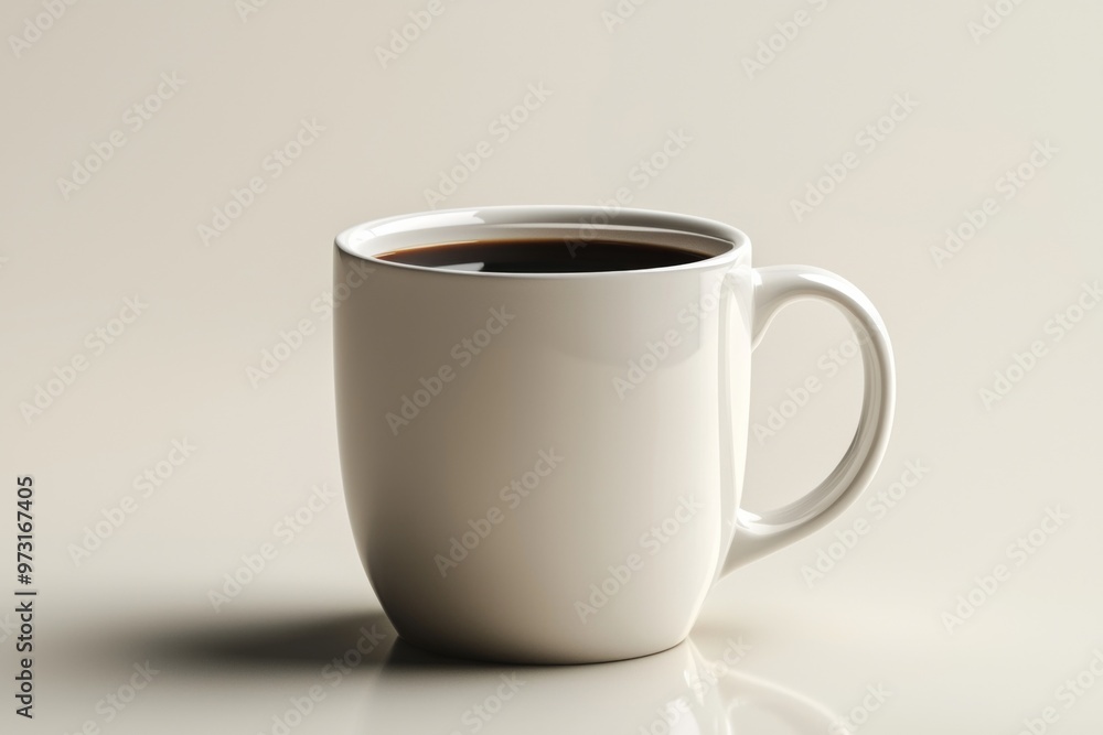Coffee Mug Mockup on Isolated Background created with Generative AI Coffee Mug Mockup on Isolated Background created with Generative AI