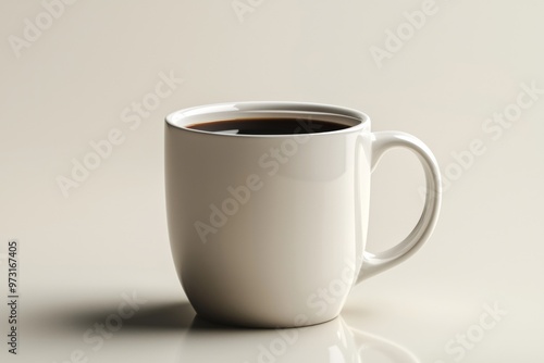 Coffee Mug Mockup on Isolated Background created with Generative AI