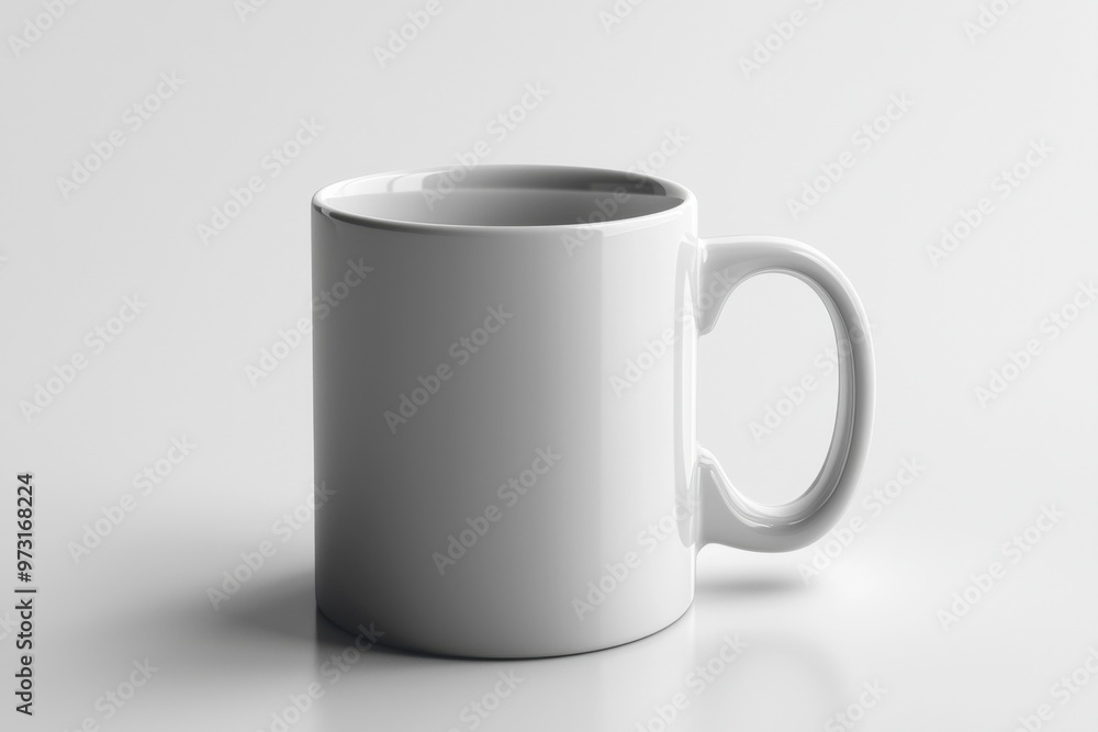 Coffee Mug Mockup on Isolated Background created with Generative AI