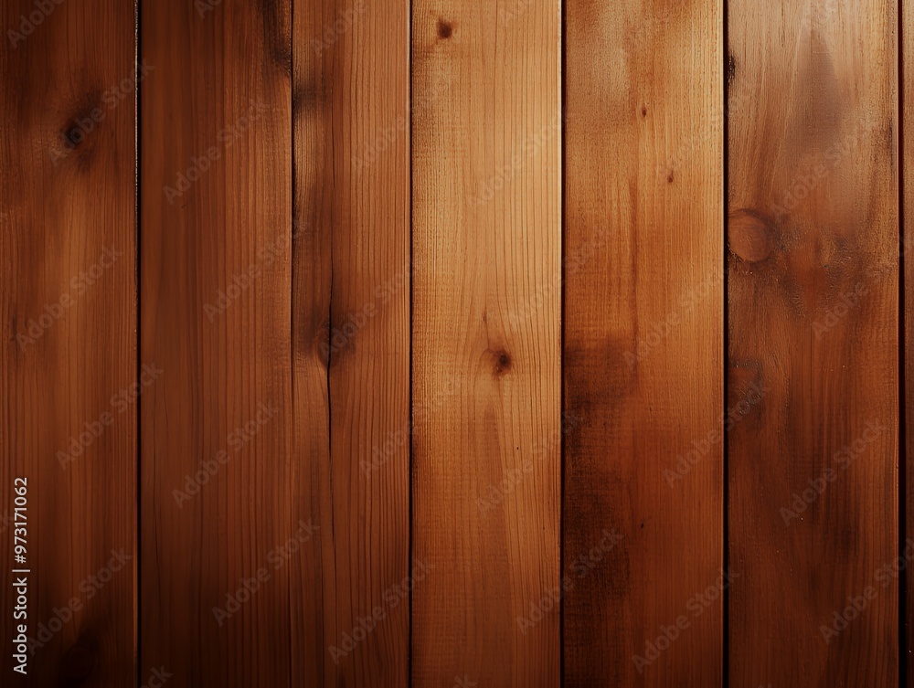 Naklejka premium Close-up of a rustic wooden background with a natural grain pattern.