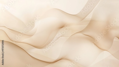 Monochromatic beige abstract background with various textures, creating a visually engaging and dynamic composition. Simplicity and minimalism through tonal variation and texture.