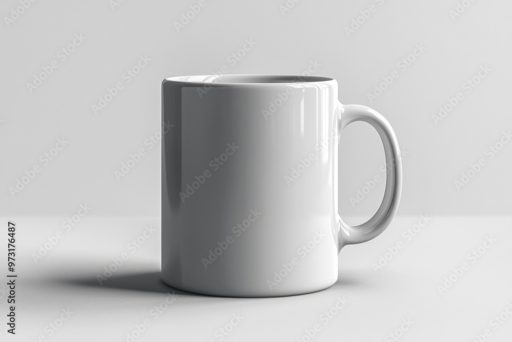Coffee Mug Mockup on Isolated Background created with Generative AI Coffee Mug Mockup on Isolated Background created with Generative AI