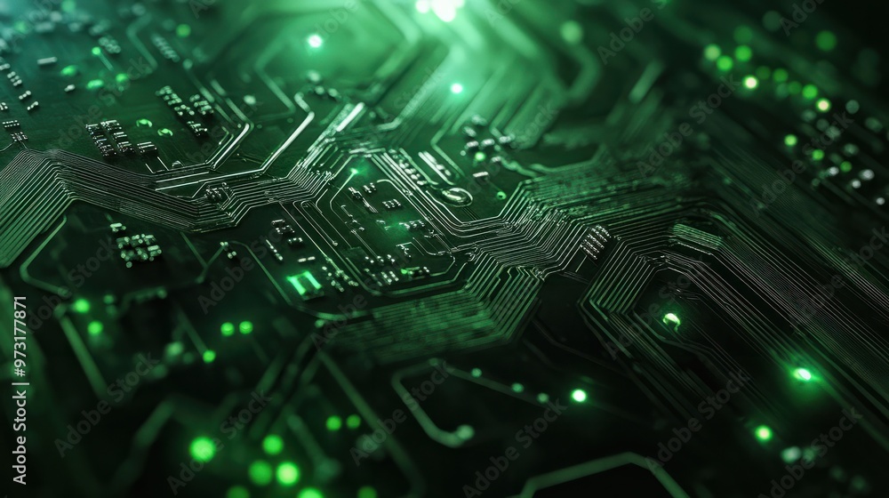 green tech background green tech background