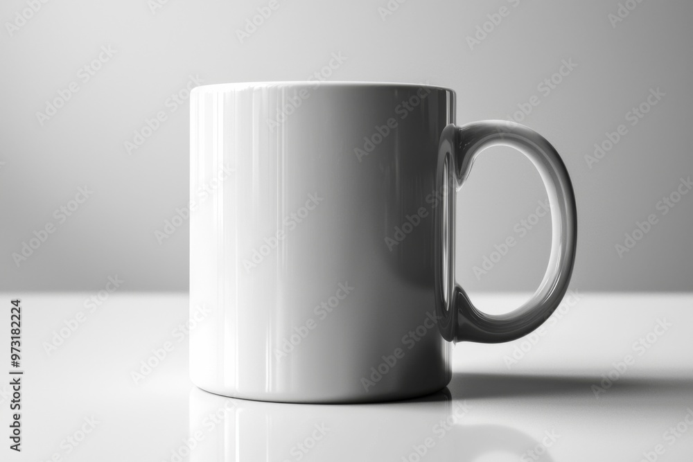Coffee Mug Mockup on Isolated Background created with Generative AI Coffee Mug Mockup on Isolated Background created with Generative AI