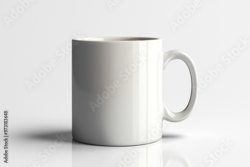 Coffee Mug Mockup on Isolated Background created with Generative AI