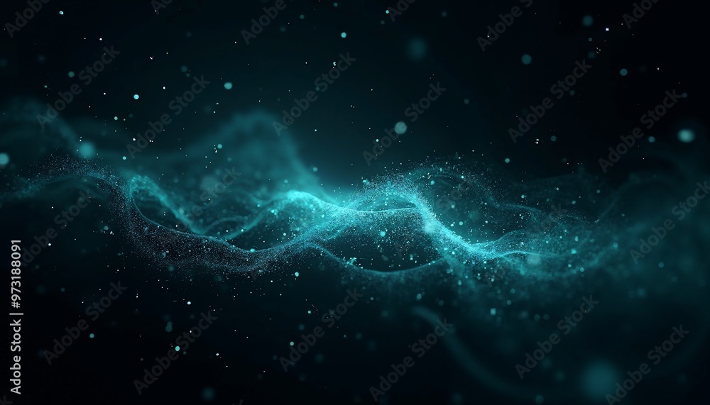 Vibrant cosmic void with glowing light effects Vibrant cosmic void with glowing light effects