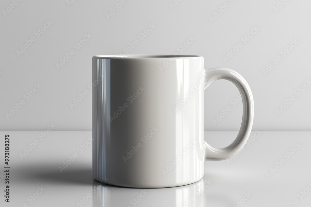 Coffee Mug Mockup on Isolated Background created with Generative AI Coffee Mug Mockup on Isolated Background created with Generative AI