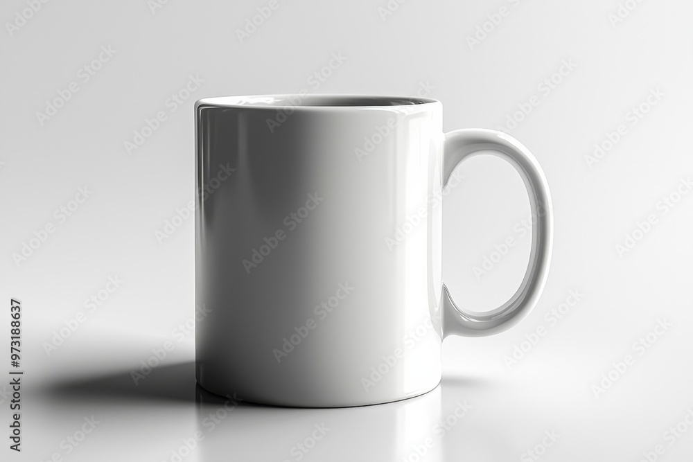 Coffee Mug Mockup on Isolated Background created with Generative AI Coffee Mug Mockup on Isolated Background created with Generative AI