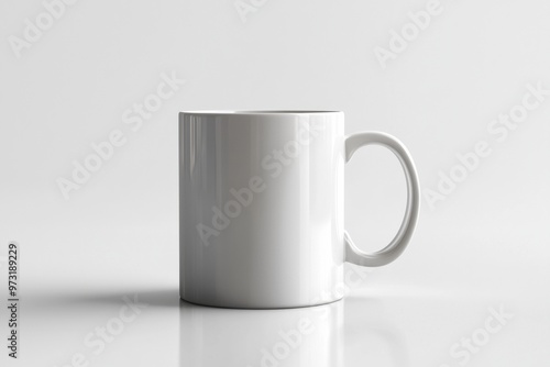 Coffee Mug Mockup on Isolated Background created with Generative AI