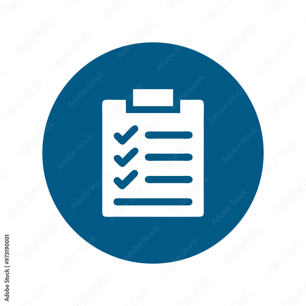 Check list, check mark, Check item, check mark icon vector logo template Check list, check mark, Check item, check mark icon vector logo template