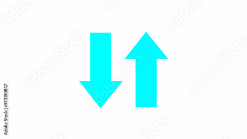 Free Download up and down directional and pointing solid  arrow icon. Up and down arrow direction sign animation. - GFXLoad
