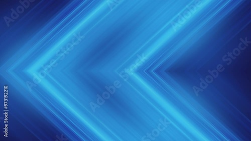 Rhythmic abstract blue background with smooth motion converging lines looping