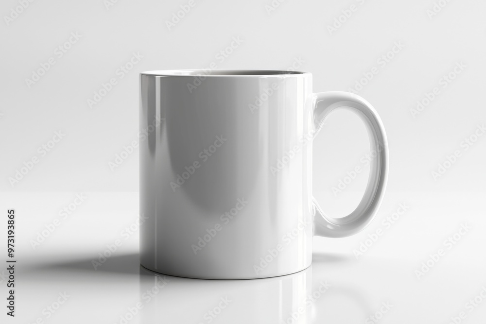 Coffee Mug Mockup on Isolated Background created with Generative AI Coffee Mug Mockup on Isolated Background created with Generative AI