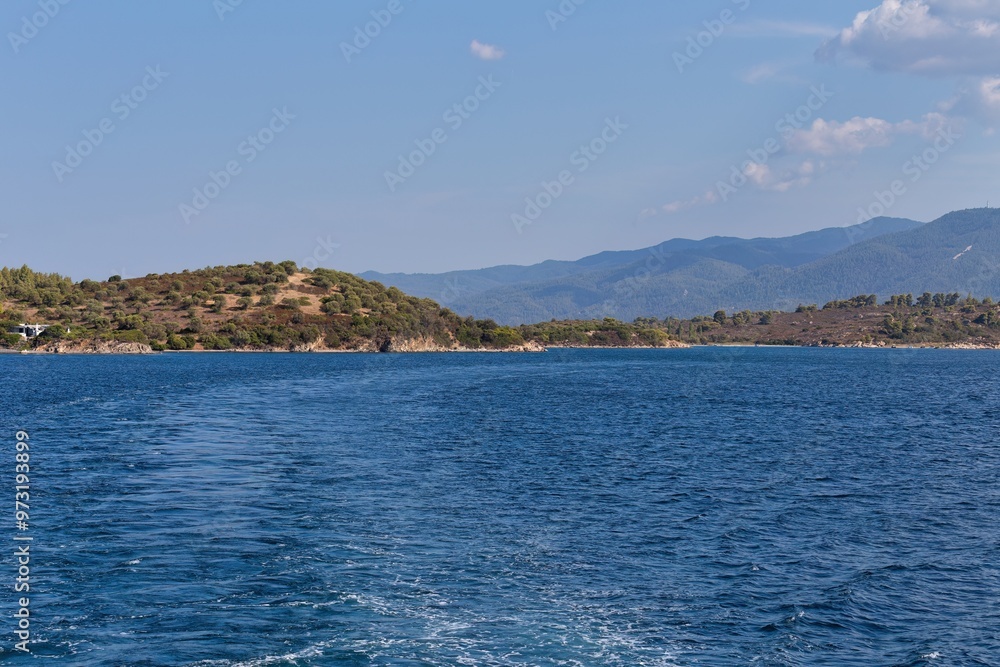 island in the sea on the Sithonia peninsula - Greece island in the sea on the Sithonia peninsula - Greece
