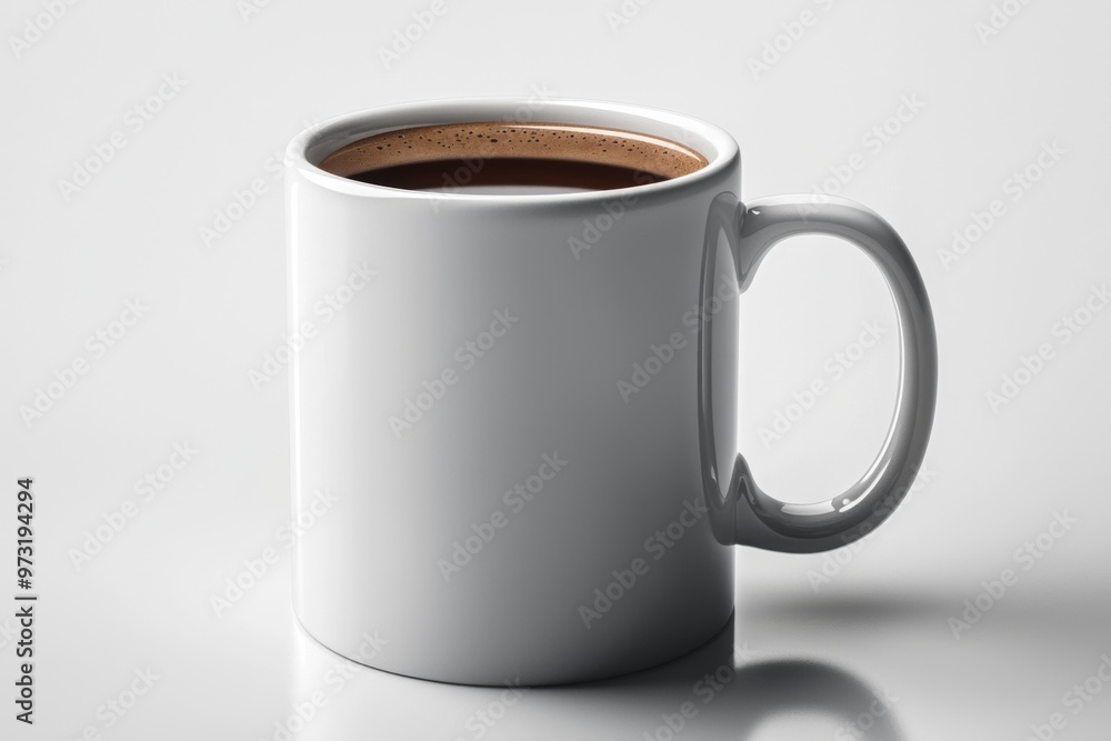 Coffee Mug Mockup on Isolated Background created with Generative AI Coffee Mug Mockup on Isolated Background created with Generative AI