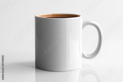 Coffee Mug Mockup on Isolated Background created with Generative AI