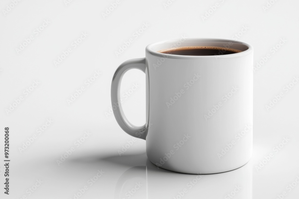 Coffee Mug Mockup on Isolated Background created with Generative AI Coffee Mug Mockup on Isolated Background created with Generative AI