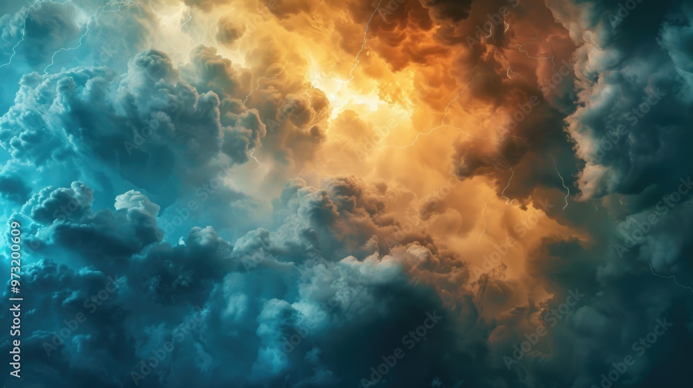 A picture of clouds drifting lazily across the sky A picture of clouds drifting lazily across the sky