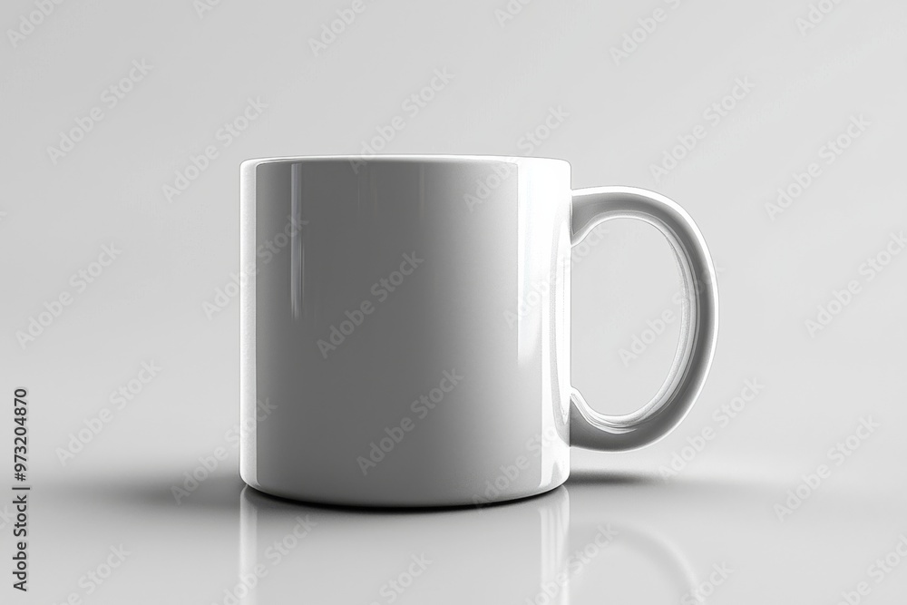 Coffee Mug Mockup on Isolated Background created with Generative AI Coffee Mug Mockup on Isolated Background created with Generative AI